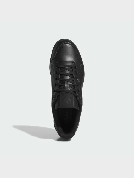 Кожаные кроссовки Adidas черные