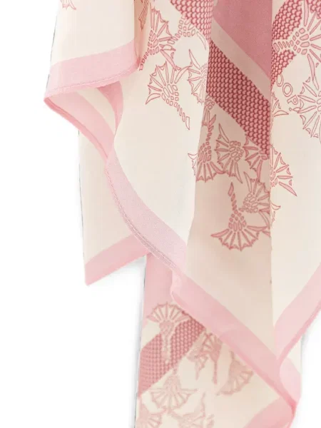 Fular Joop! de mătase cu model floral cu imagine