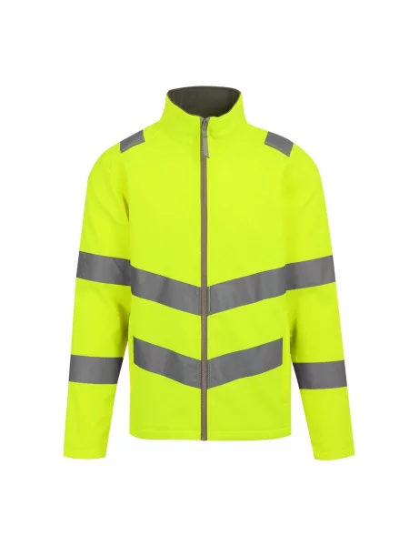 Kurtka Soft Shell Pro Contract Ablaze HiVis żółta