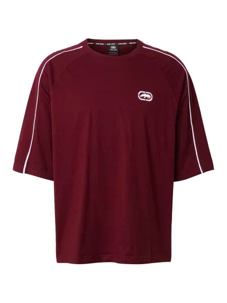 Ecko Unlimited Póló Strong sötétvörös fehér