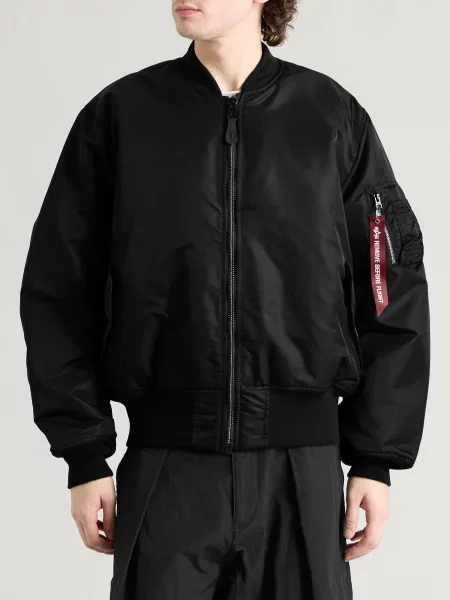 Kurtka bomber Alpha Industries czarny