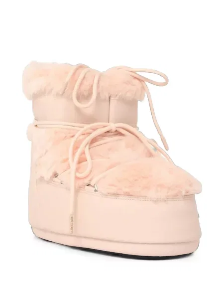 Botine Moon Boot cu blană roz