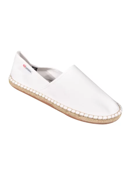 Espadryle Superga płócienne białe