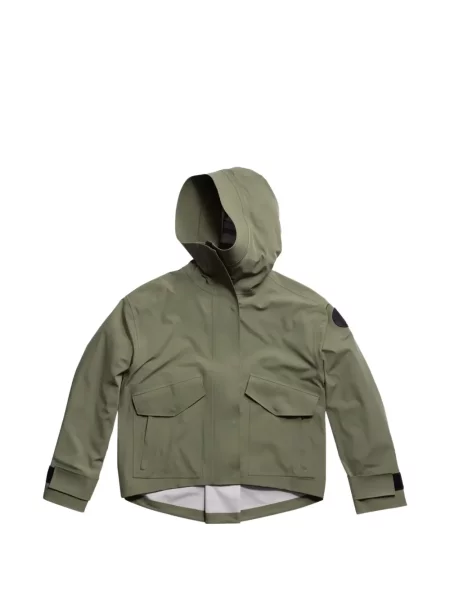 Geacă Canada Goose cu glugă verde