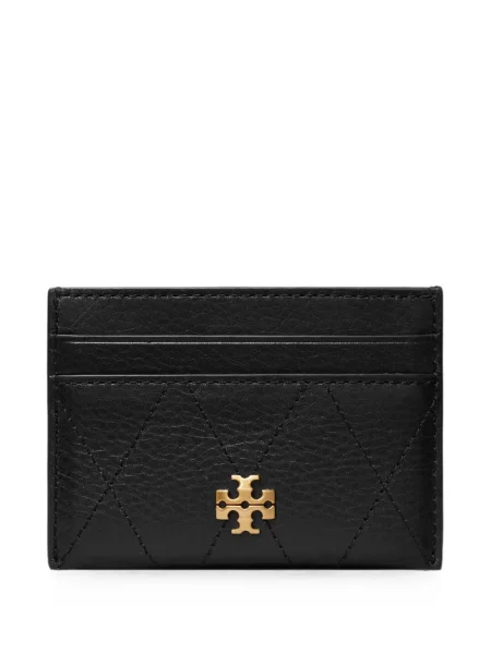 Matlasat portofel Tory Burch negru