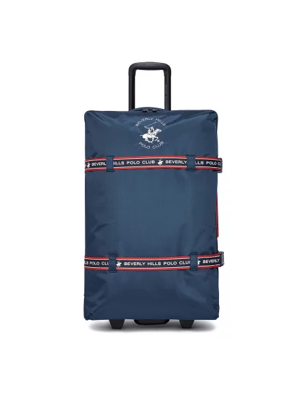 Beverly Hills Polo Club Velik kovček Mornarsko modra