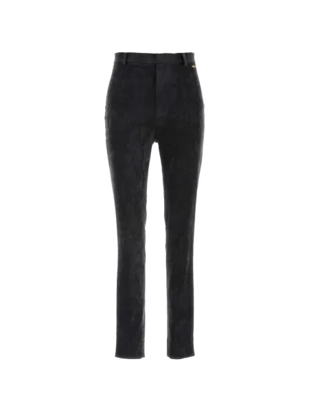Leggings Gucci de catifea gri