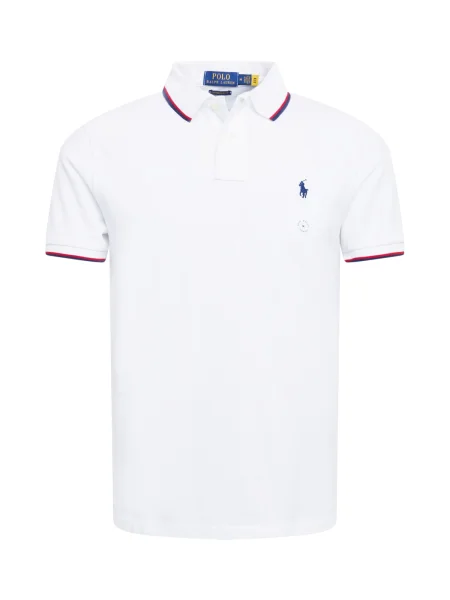 Polo Ralph Lauren Tricou roșu / murdar / albastru închis alb