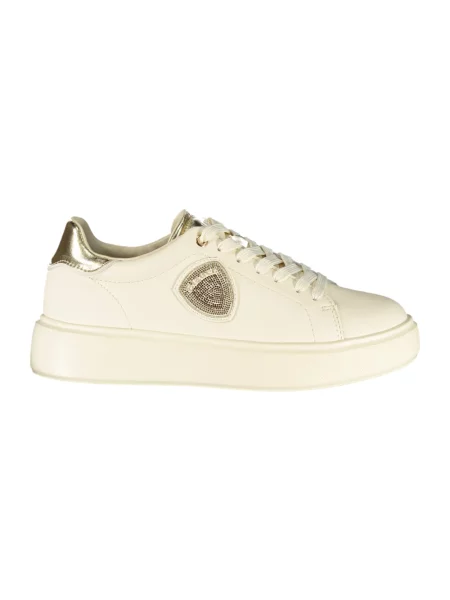 Blauer Sneakersy weiss beżowe