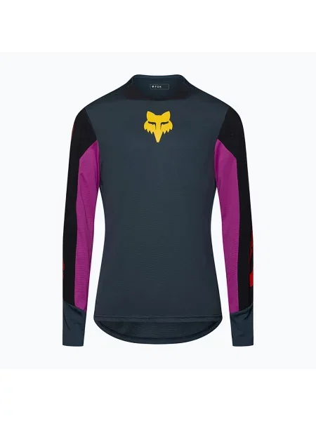 Ciclism galaxie tricou cu mânecă lungă Fox Racing albastru