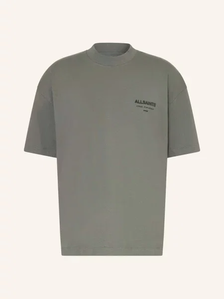 Allsaints Tričko Xander khaki zelené