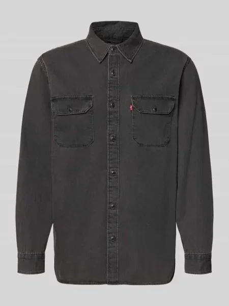 Krój relaxed fit koszula overshirt z denimu model JACKSON' Levi's szara