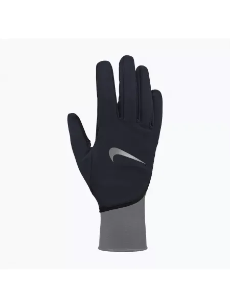 Nike Pacer Midweight RG дамски ръкавици за бягане черно/димово сиво/сребристо черно
