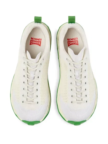 Sneakerși Camper tricotate alb