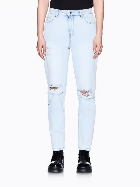 Бойфренди Armani Exchange блакитний