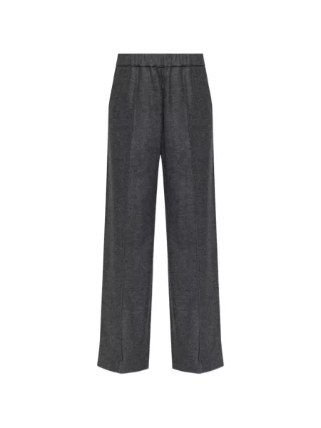 Pantaloni Jil Sander de lână gri