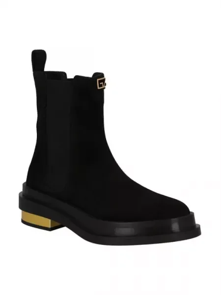 Giuseppe Zanotti Bőr bokacsizma NEVERMIND 20 fekete