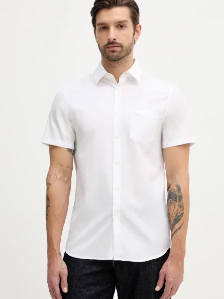 Риза Lacoste бяло
