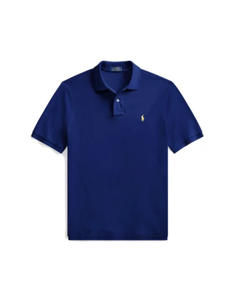 Koszulka polo Polo Ralph Lauren z siateczką niebieska
