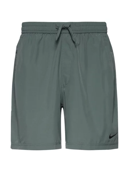 NIKE Hlače siva črna