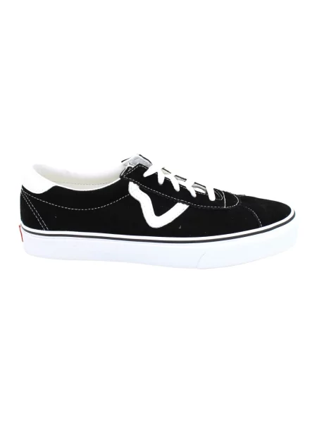 Sneakersy Vans skórzane czarne