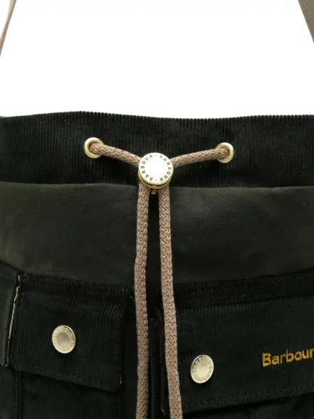 Ceruit geantă Barbour cu cordon verde