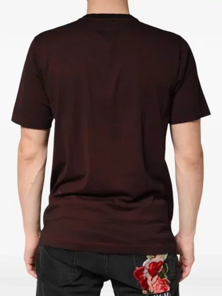 Tricou Dolce & Gabbana cu imagine maro