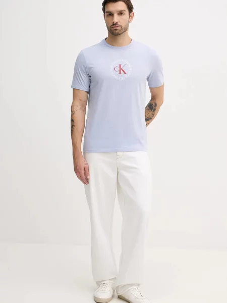 Calvin Klein Jeans tričko modré