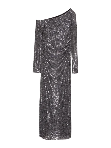 Pull&Bear Rochie de seară opal argintiu gri