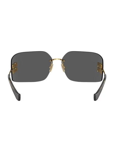 Okulary przeciwsłoneczne Miu Miu Eyewear żółte