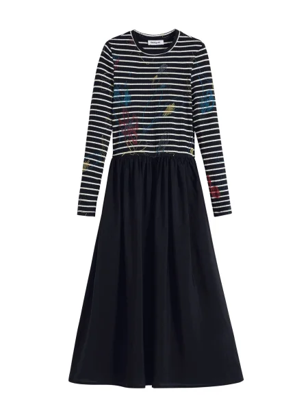 Desigual Vsakodnevna obleka Raya Hibrida črna