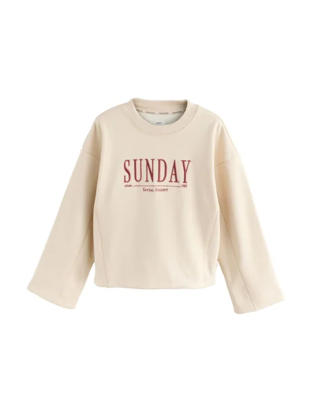 Next Mikina Sunday / merlot béžová