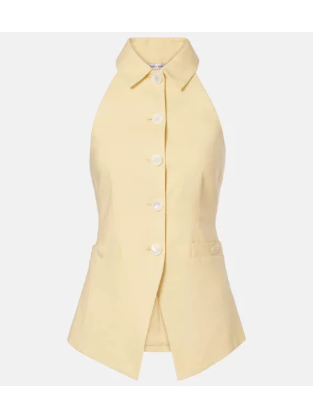 Vestă Veronica Beard de in galben