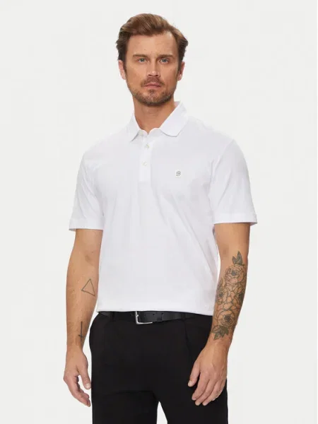 Boss Tricou polo C-Parris 01 alb