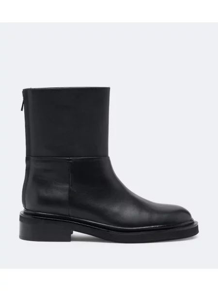 Cizme scurte A.emery din piele negru
