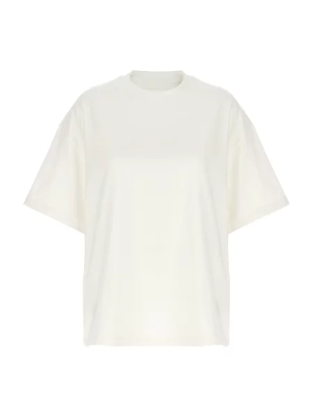 Koszulka Jil Sander z logo biała