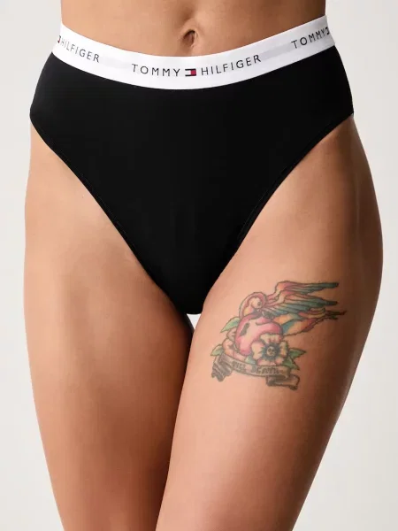 Tommy Hilfiger nohavičky dámske čierna