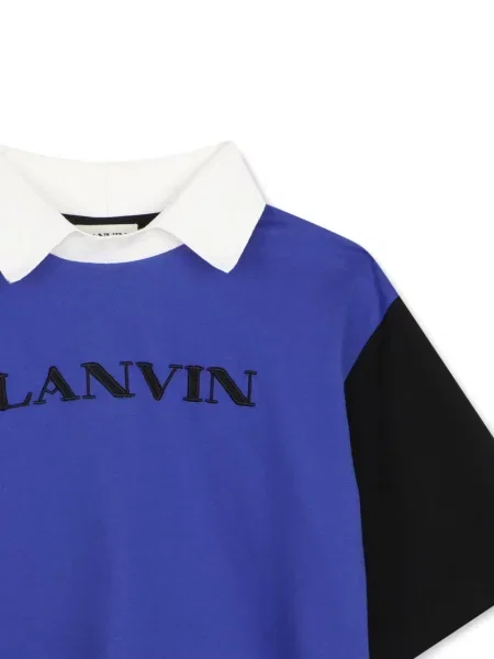 Koszulka dziecięca Lanvin Enfant niebieska