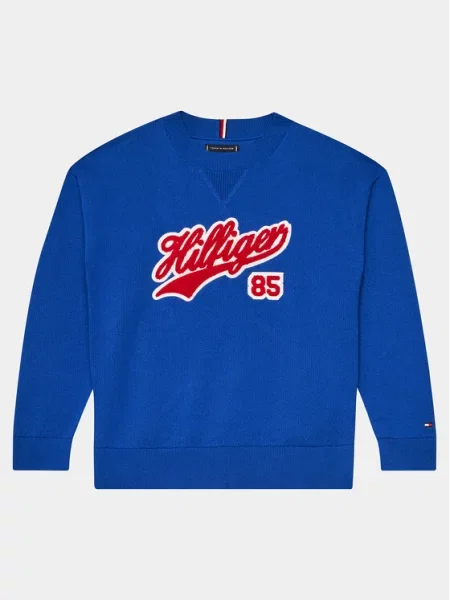 Tommy Hilfiger Μπλούζα Script D μπλε
