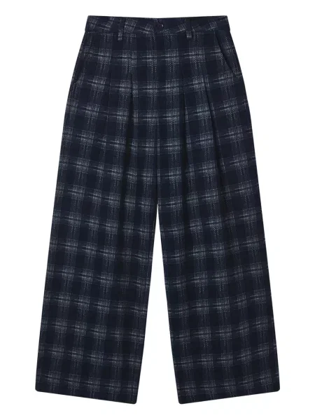 Pantaloni B+ab în carouri albastru
