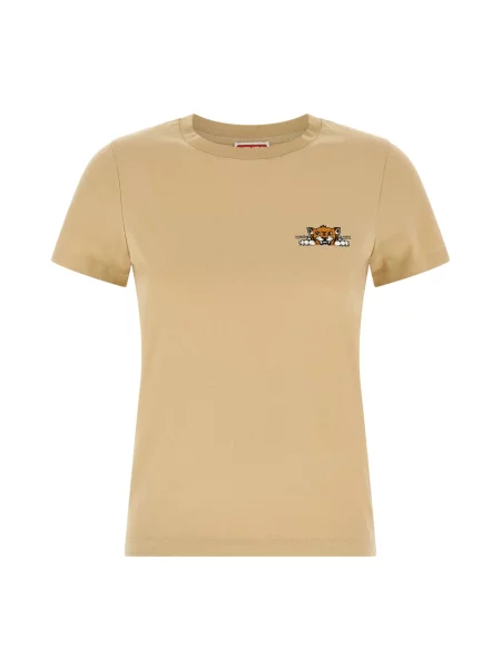 Koszulka Kenzo w tygrysie prążki beżowa