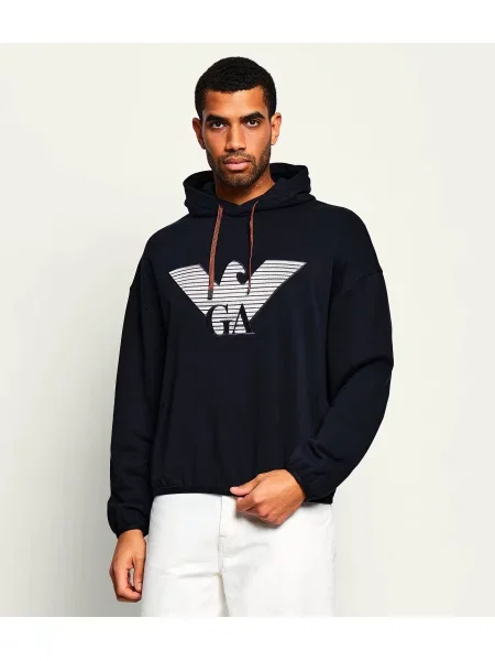 Emporio Armani Hanorac cu adaos de mătase