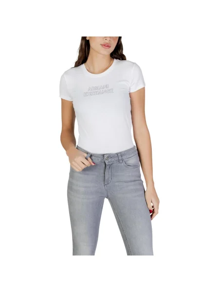 Tricou Eax alb