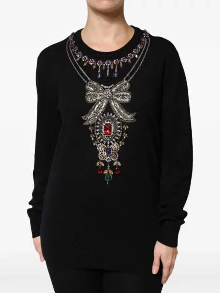 Pulover Dolce & Gabbana de lână negru