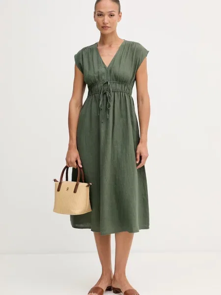 United Colors of Benetton сукня лляна
