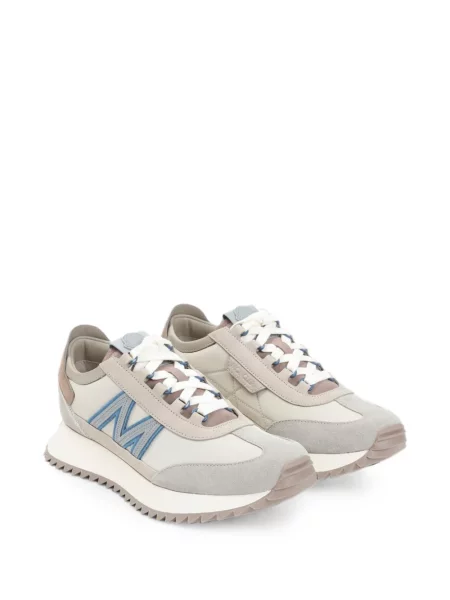 Sneakerși Moncler din piele de căprioară