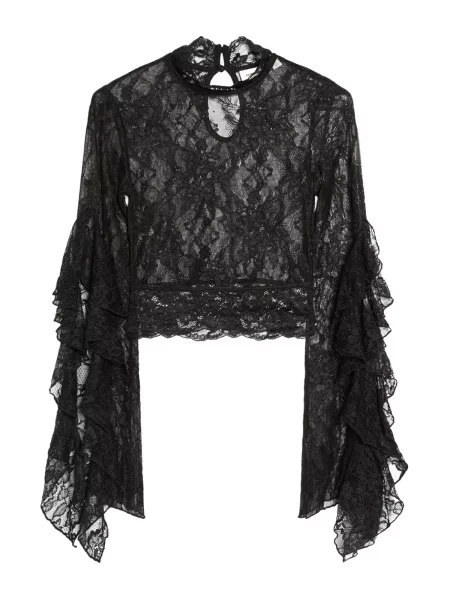 Bershka Blúzka čierna