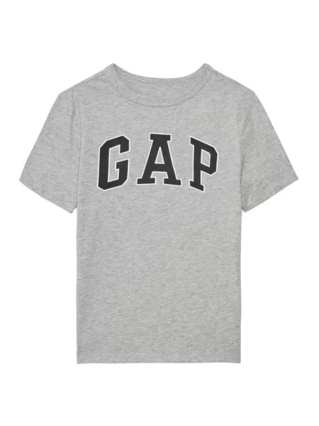 GAP Majica pegasto / črna / bela siva