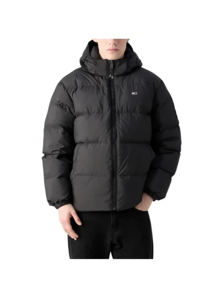 Páperová bunda Tommy Hilfiger čierna