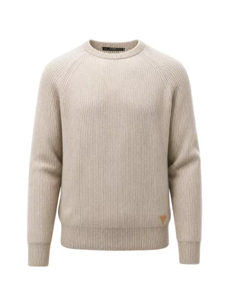 Pulover Guess cu dungi bej